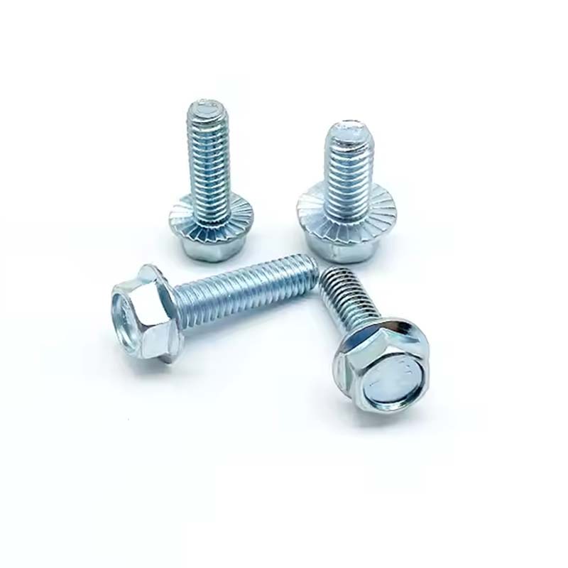 ကာဗွန်သံမဏိသင့်၏ဇင့်က flange bolt