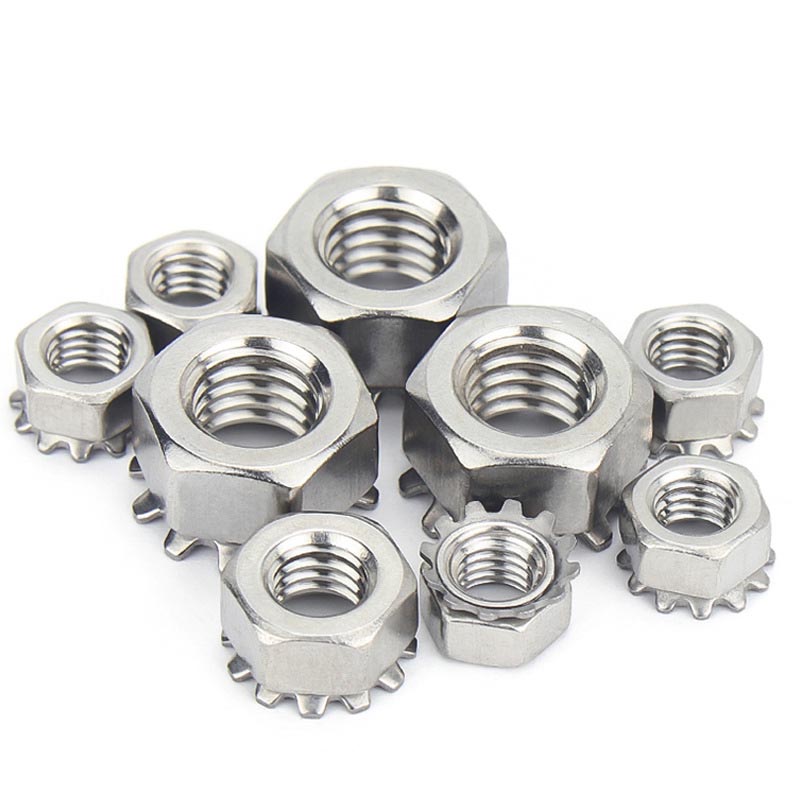 Hexagon Spring Washer နှင့်အတူပေါင်းစပ်အခွံမာသီး