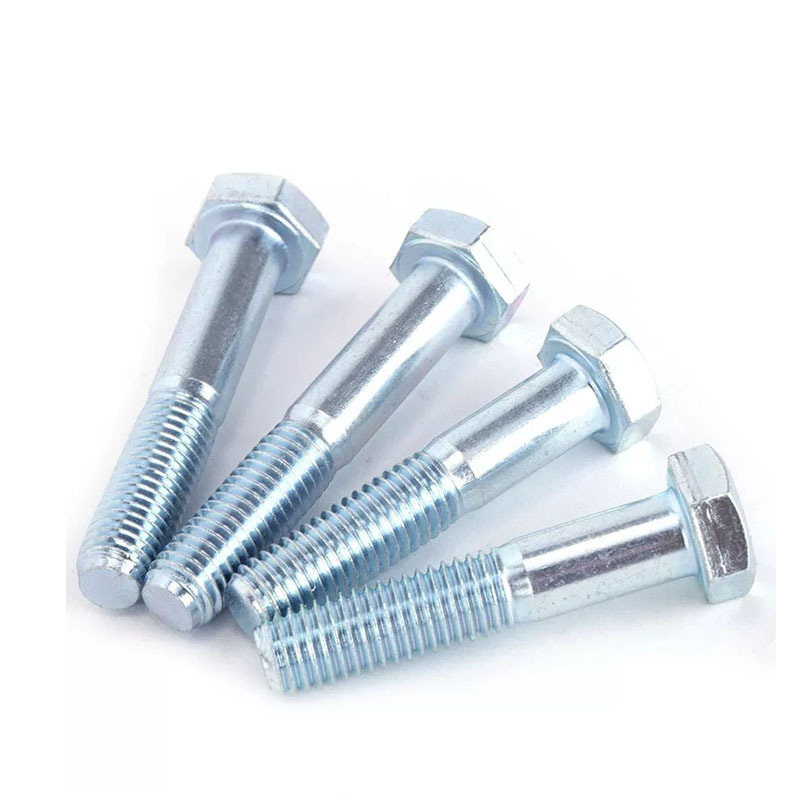 electroplated hexagon ခေါင်းကို Bolt