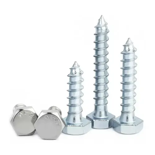 hex ဦး ခေါင်း lag screw နှစ်ခု