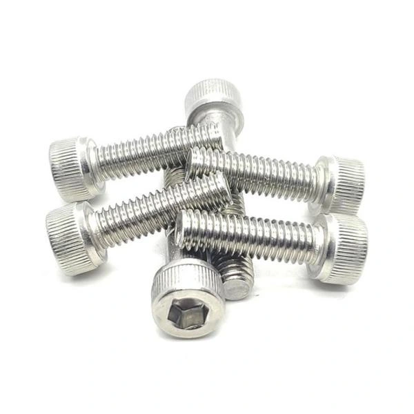Hexagon သည် Hexagon Socket Head Cap Screws - Knurled ခေါင်း