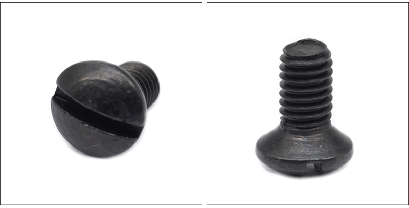80°Slotted Countersunk raised head screws truncated