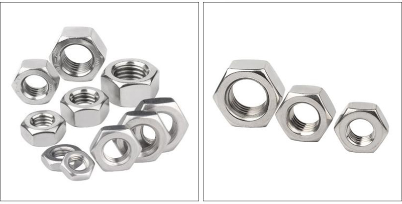 Hex flat jam nut