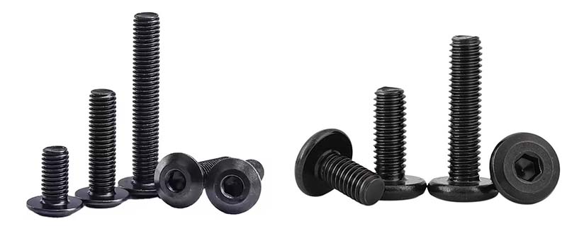 Hexagon socket flat round head screws