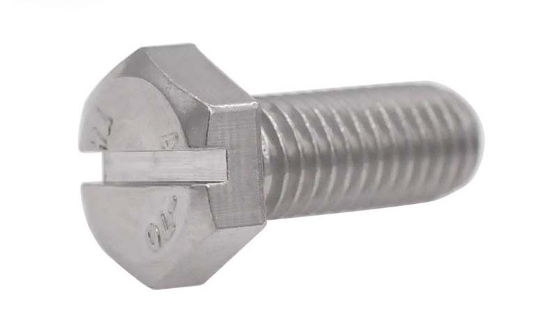 Hexagonal slotted bolts