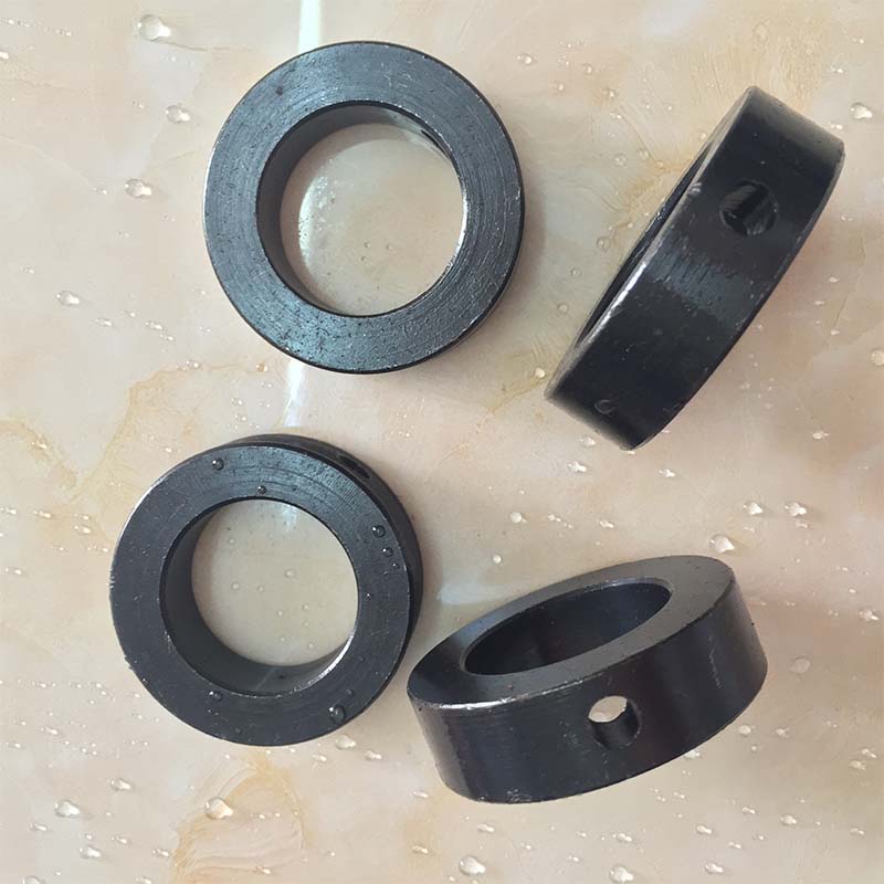 screw locking retaining ring with lock collar