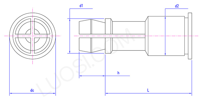Carbon steel Spring Top Standoffs