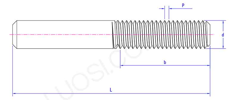 Single Head Threaded Studs parameter