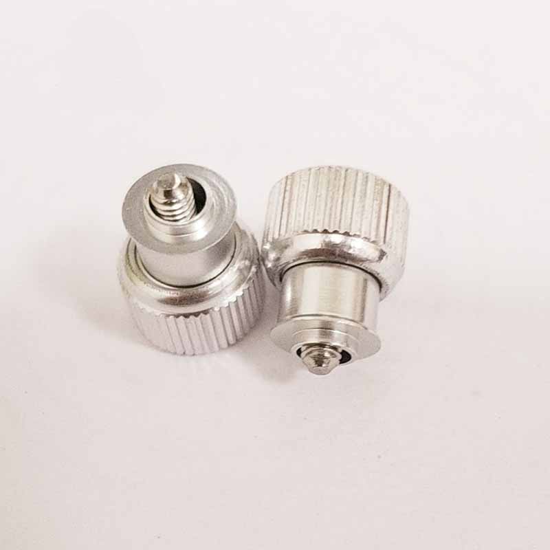 Knurled Spring Spring screw နှစ်ခု