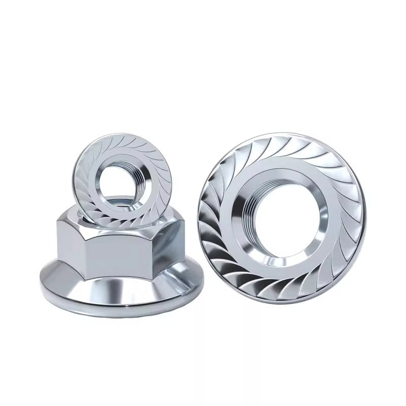Metric Prevailing Torque အမျိုးအစား Hexagon Flange Nuts