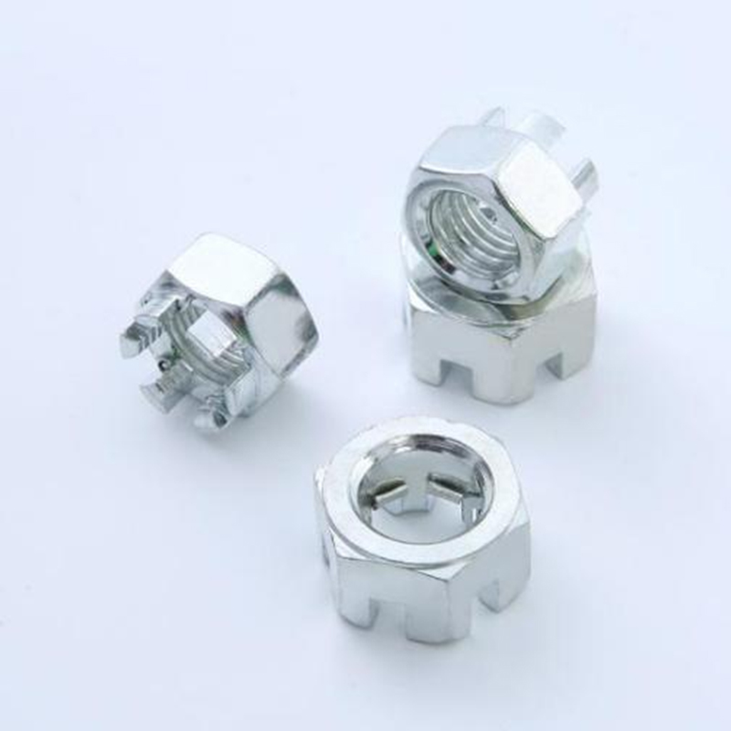 မက်ထရစ် hex အခွံမာသီး slotted