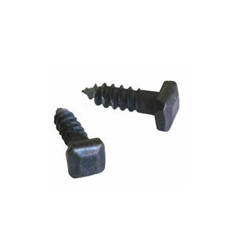 ခိုင်မာသော Square Head Lag Screws အနက်ရောင် Oxide Finish