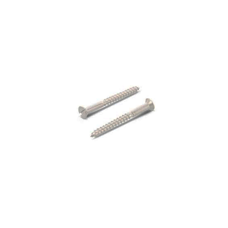Screw Wood Countersunk Slotted Steel Black Oxide