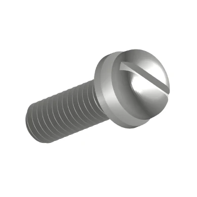 slotted pan ဦး ခေါင်း screw နှစ်ခုနှင့်သေးငယ်တဲ့လွင်ပြင်အဝတ်လျှော်အဝတ်အစရှိသောစည်းဝေးပွဲများ