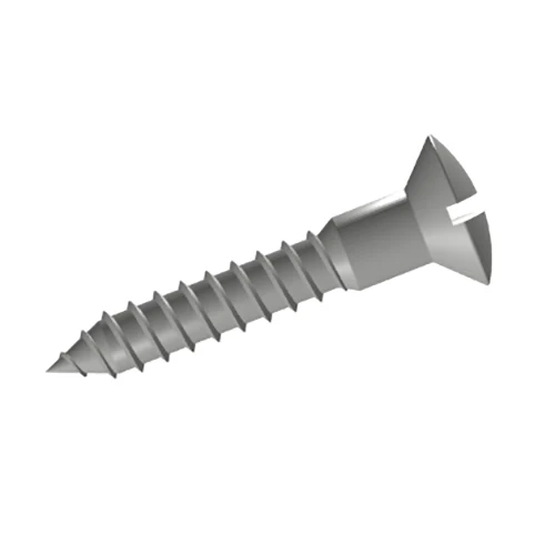 raasied countersunk ခေါင်းကိုသစ်သား screw နှစ်ခု slotted