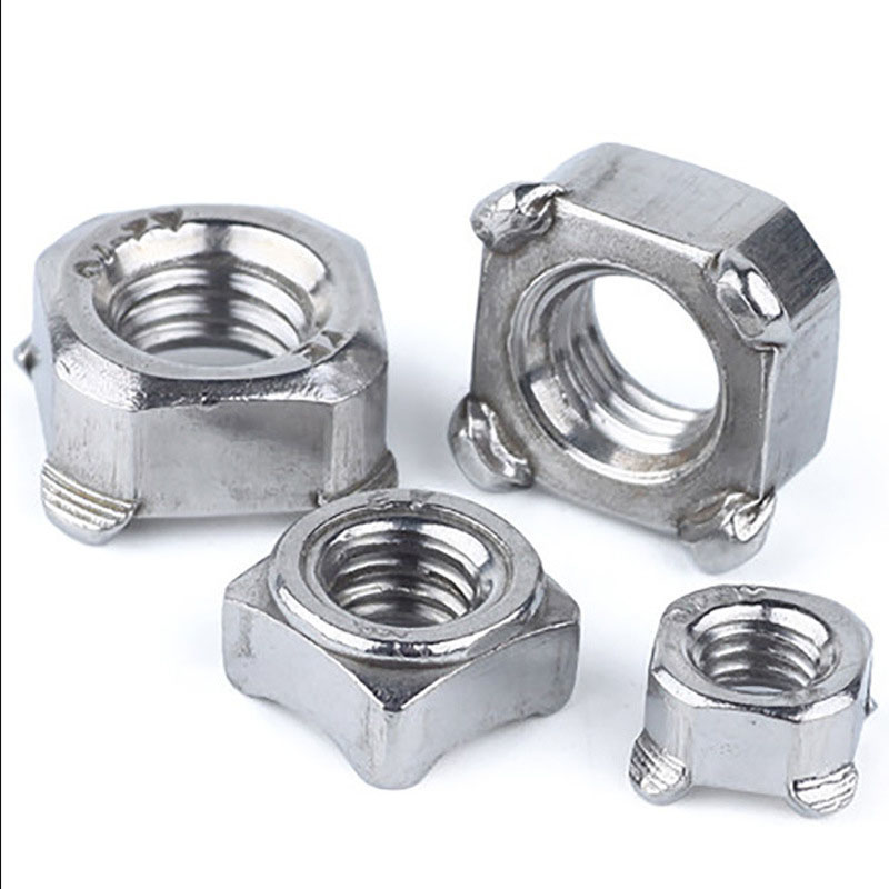 Square Weld Nut အပျော့စား သံမဏိ