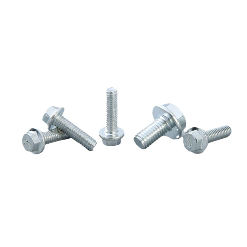 hexagon ကို flange နဲ့အတူ hexagon bolts ရိုက်တယ်