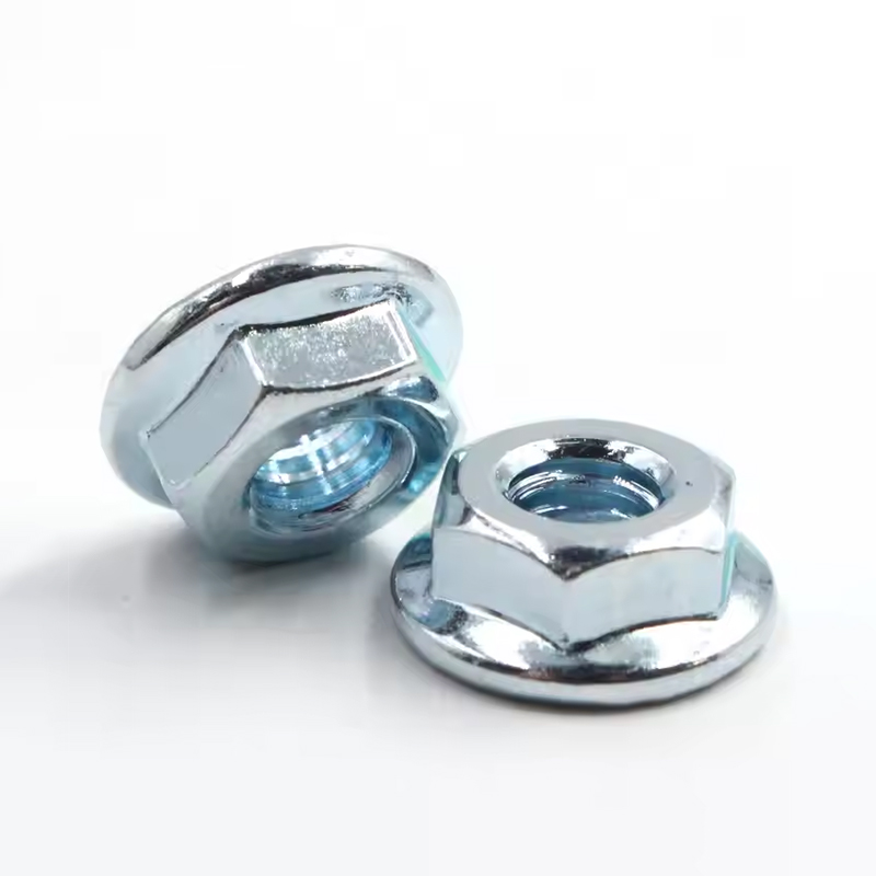 zinc hexagon flange အခွံမာသီးကို plated
